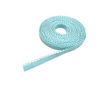 10mm Lace Elastic Ribbon Fold Over Spandex Band for Sewing, Lace Trim Waist Band Accessory,Sky Blue,5 Yards