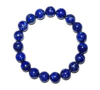 10mm Lapis Lazuli Bracelet | Natural Royal Blue Throat & Third Eye Chakra Crystal Gemstone Beads - Handmade Meditation Protection Jewelry