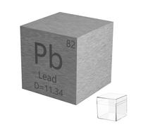 10mm Lead Element Cube for Element Collection 0.39" Pb Density Cube Periodic Table Collect DIYs Students Teacher Science Lover Collection.(Pb 0.39 inch)
