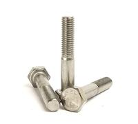 (10mm) M10 x 65mm Hex Head Bolt Hexagon Partially Threaded Bolt Setscrew Stainless Steel A2-70 - DIN 931 - (Pack of 3pcs)