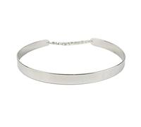 10MM Metal Cuff Collar Torques Necklaces Simple Choker Necklace Fashion Vintage Jewelry Minimalism Party Accessories