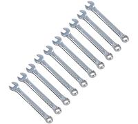 10mm Metric Combination Spanner Wrench Ring Open Ended 140mm Long 10pk