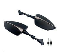 10mm Motorcycle Mirrors For YA&MAHA YBR125 YBR 125 2010-2015 2016 2017 2018 2019 Screw Thread Left Right Rear Rearview(Style E)