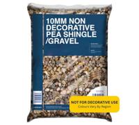 10mm Non Decorative Pea Shingle/gravel 25Kg Bag (X5 Bags)