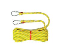 10MM Nylon Rope Thick Nylon Washing Line 20M Solid Binding Hanging Twisted Cord Heavy Duty Rope For Garden Hammock Camping Trips Rock Climbing Marine Rigging(Yellow 1,10mmx15m)