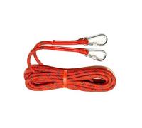 10MM Nylon Rope Thick Nylon Washing Line 20M Solid Binding Hanging Twisted Cord Heavy Duty Rope For Garden Hammock Camping Trips Rock Climbing Marine Rigging(Red,14mmx30m)