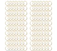 10mm Open Jump Rings, Metal Jewellery Making Findings Connector Rings, Gold