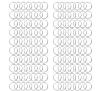 10mm Open Jump Rings, Metal Jewellery Making Findings Connector Rings, Silver