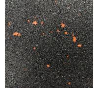 (10mm, Orange Fleck) Interlocking Rubber Gym Mats - Tiles