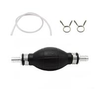 10mm pear fuel priming pump with integrated unidirectional valve for safe transfer of petrol, diesel, oil, and water in various vehicles and equipment (1set)
