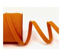 10mm Poly Cotton Flanged Piping Cord, Choice of Colour, Sold by The Metre (Orange)