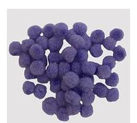 10mm Pom Poms Fluffy Craft - Choose Your Quantity & Colour (100, Lilac)