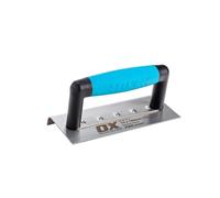 (10mm Radius) OX Pro Heavy Duty Narrow Edger Stainless Steel Blade with Duragrip Handle 75 x 180mm (6 or 10mm Radius)