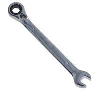10mm Reversible Cranked Offset Ratchet Combination Spanner Wrench 72 Teeth