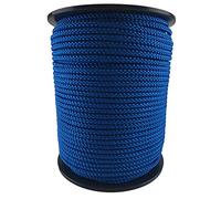 10mm Royal Blue Polypropylene Braided Poly Rope Cord x 200 Metre Strong String