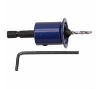 10mm Shank Countersink Drill Bit with Core Limiter and Adjustable Stop Collar, Compatible with Power Drills and Quick Change Chucks for Woodwork (2.8 * 10)