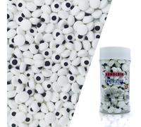 10mm Small Candy Eyes for Decorating Edible Candy Eyes Eyeballs Halloween Sprinkles for Cake Decorations, Baking, Ice Cream, Cookies, Cupcake Topper 3OZ