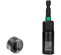 10mm Socket Bit Set With Chromium Vanadium Steel Build And Extended Reach Hex Design For Reliable Fastener Engagement Under Load(D)