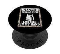 10MM Socket Wanted Poster Car Guy Funny Car Mechanic PopSockets Adhesive PopGrip