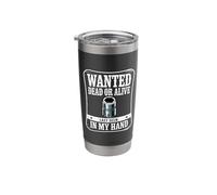 10MM Socket Wanted Poster Car Guy Funny Car Mechanic Stainless Steel Insulated Tumbler