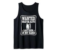 10MM Socket Wanted Poster Car Guy Funny Car Mechanic Tank Top