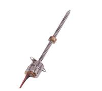 10mm Stepper electronic starter DC 5V 2-phase 4-wire Long Linear actuator Stepper electronic starter Screw Block Telescopic Nut Rod 50mm Stroke MQXFCZUX
