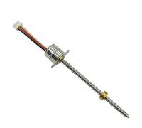 10mm Stepper Motor DC 5V 2-Phase 4-Wire Stepping Motor Long Lead Screw Rod Slider Moving Nut