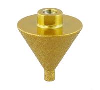 10mm Thread Chamfering Bit Conical Emery Wheel for Smooth Finishing of Glass and Porcelain Tiles (38mm Grit 50)