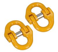 10mm Towing Lifting Component Connector Safety Tow Chain 3.15 Ton WLL 2pc
