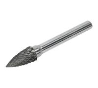 10mm Tungsten Carbide Rotary Burr Bit - Arc Pointed Nose Engraving Milling Tool