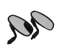 10mm Universal Vintage Oval Motorcycle Back Rearview Mirror Fit For Suzuki GV300S 1SET
