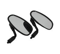 10mm Universal Vintage Oval Motorcycle Back Rearview Mirror For Suzuki GV300S