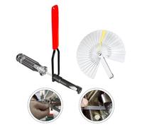 10Mm Valve Adjustment Tool Set for Honda for Toyota for Nissan for Mitsubishi for Mazda 8-Inch Rubber Grip Handle with Feeler Gauge for Metal Automotive Mechanic Use