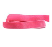 10mm Velvet Ribbon Quality Single Sided Ribbon by The Metre, Hot Pink, 1 Metre