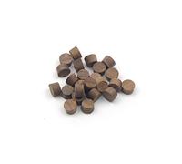 10mm Walnut Flat Head Cross Grain Plug - Pack of 25