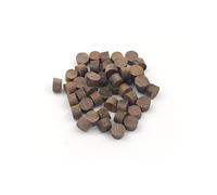 10mm Walnut Flat Head Cross Grain Plug - Pack of 50