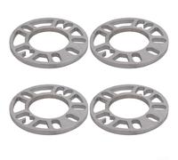 10mm Wheel Spacer Set of 4 for Car Wheels with 4 or 5 Studs, Alloy Aluminum Material, Fits PCD 98mm to 120mm, Supports Better Handling and Wheel Clearance