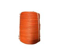 10mm X 100M High Strength Synthetic Winch Rope For Cranes Winch Line/Mooring/Traction/Towing/Rigging With High Visibility(Orange)