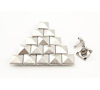 10mm x 10mm Pyramid Shape Rivet Purse Rivets Spike Rivet Studs Spots Leather Rivet for Bag Making, Clothing, Shoes. 50 Pieces per lot H13