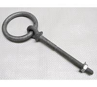 10MM X 115MM Galvanised Collared Eyebolt with Ring