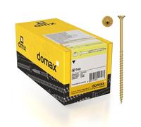 10mm x 180mm (Pack of 50) Yellow Hardened Countersunk Head Torx Wood Timber Construction Screw High Performacne Carpenter Screws