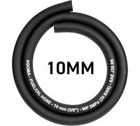 10mm x 1meter Fuel Hose - Reinforced Rubber Hose for Fuel, Diesel, Petrol, Water - Oil-Resistant Flexible Pipe for Engine Fuels, Industrial Use