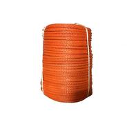 10mm X 200M High Strength Synthetic Winch Rope For Cranes Winch Line/Mooring/Traction/Towing/Rigging High Toughness(Orange)