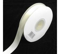 10mm x50m ivory double faced satin ribbon