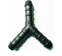 10mm Y Piece Plastic Barbed Connector Pipe Hose Joiner Tubing Air Fuel Water
