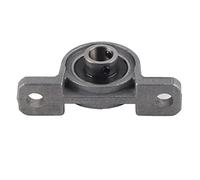 10mm Zinc Alloy Mounted Bearing Pillow Block Housing Ball Bearing Insert with Setscrew Locking Collar for Mining Textile Industries Durable Shaft Support