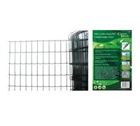 10mx 0.9m Green Pvc Coated Border Fence - garden green wire fence heavy duty galvanised fencing xl strong border steel 10mx 09m outdoor 10x09m