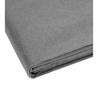 10oz Heavy Duty Cotton Canvas Fabric 60" x 40", Thick Cotton Duck Cloth for Painting, Sewing, Crafts, Tote Bags, Embroidery, Home Decor, Drop Cloth (Grey)