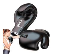 10oz Kickboxing Gloves for Adults | Lightweight Boxing Training Gloves with Padding | PU Gloves for Sparring Fight Self Defense Gin Bag Training Equipment