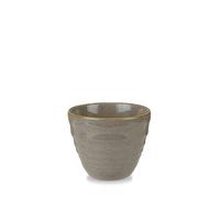10oz PEPPERCORN RIPPLE CHIP MUG (1x12) CHURCHILL CLEARANCE